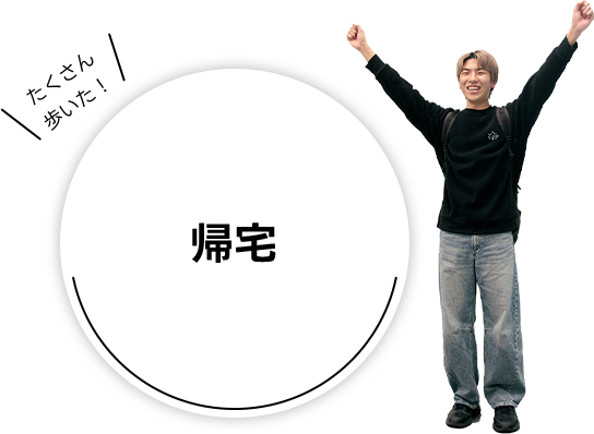 帰宅
