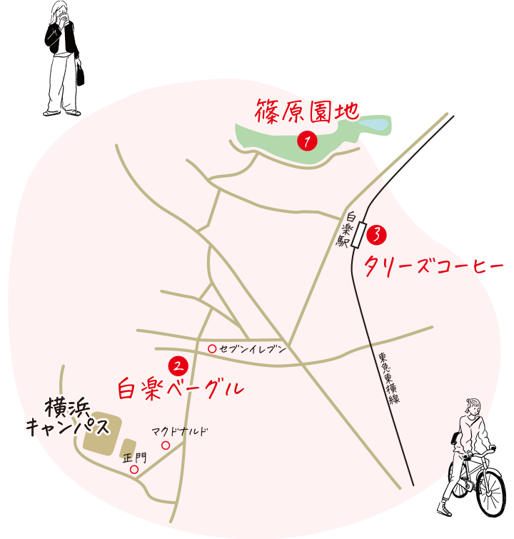 横浜キャンパスマップ